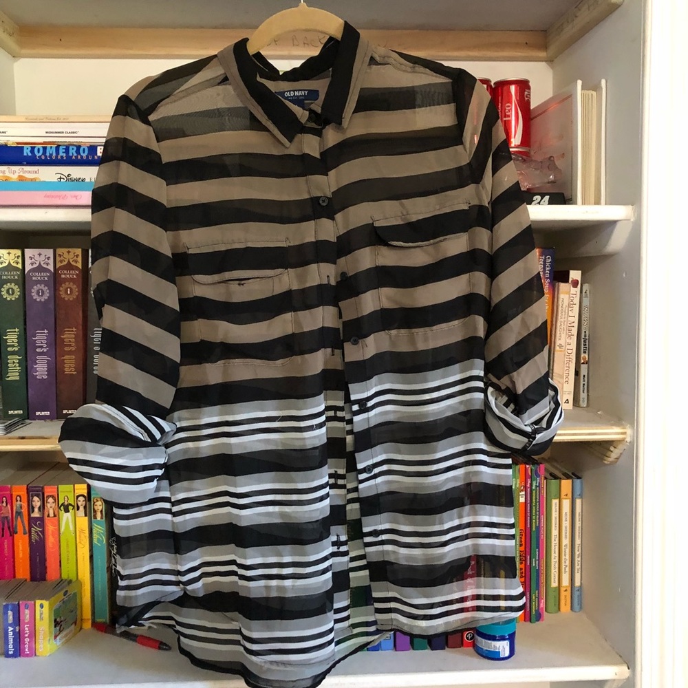 Striped Button down